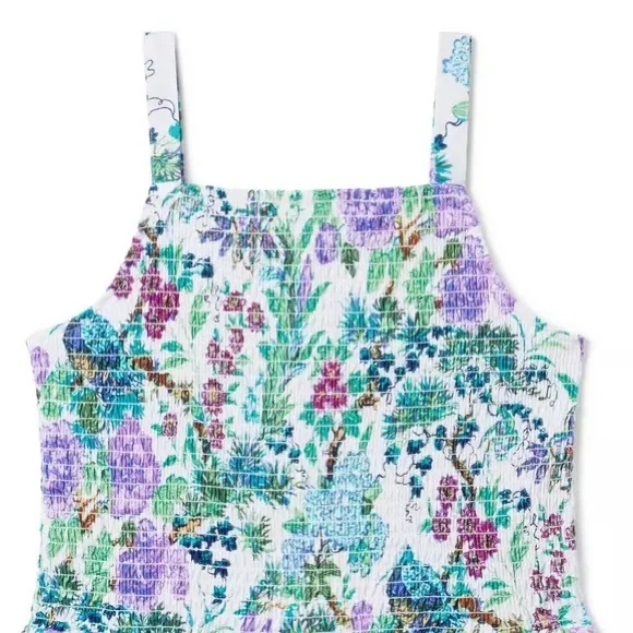 JANIE and JACK THE MIA SMOCKED ROMPER - Picture 2 of 14